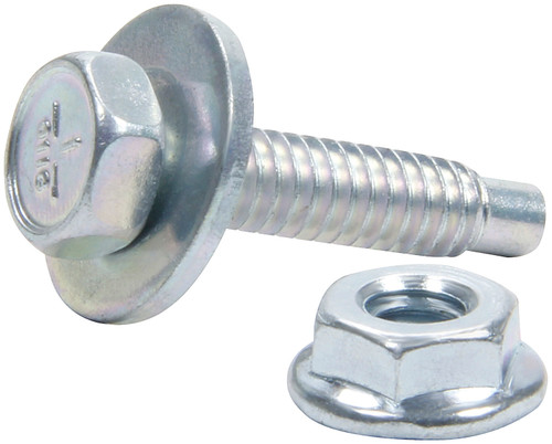 Body Bolt Kit - 1/4-20 in Thread - 1.125 in Long - Hex Head - Bolts / Nuts / Washers - Steel - Clear Anodized - Set of 10
