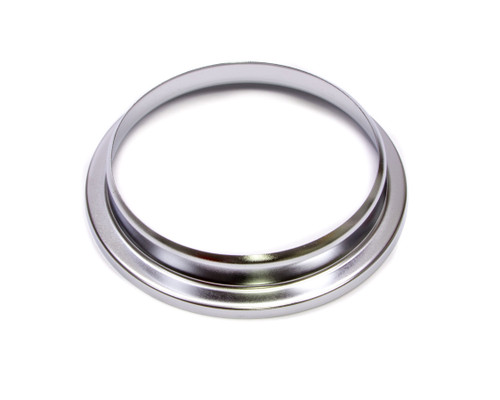 Air Cleaner Base - 6 in Round - 5-1/8 in Carb Flange - Raised Base - Steel - Chrome - Each