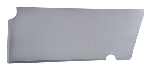 Kick Panel - Driver Side - Lower - Split Design - Aluminum - Natural - Triple X Sprint Car - Each