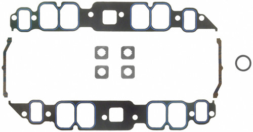 Intake Manifold Gasket - Printoseal - 0.06 in Thick - 1.8 x 2.52 in Rectangular Port - Composite - Big Block Chevy - Kit
