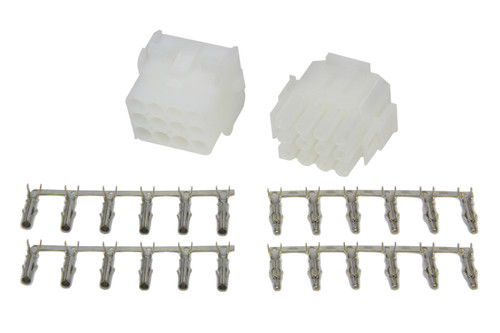 Wire Terminal - Quick Disconnect - Female / Male - 12 Wire - Plastic - Natural - 20-14 Gauge Wire - Kit