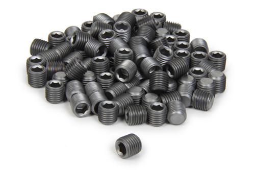 Fitting - Plug - 1/16 in NPT - Allen Head - Steel - Natural - Set of 100