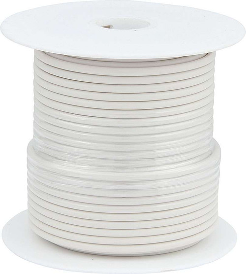 Wire - 20 Gauge - 100 ft Roll - Plastic Insulation - Copper - White - Each Wire - 20 Gauge - 100 ft Roll - Plastic Insulation - Copper - White - Each