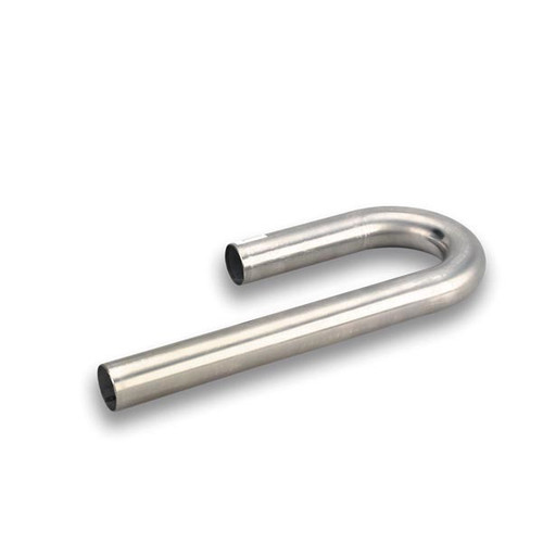 Exhaust Bend - J-Bend - Mandrel - 2-1/4 in Diameter - 4 in Radius - 6 x 15 in Legs - 18 Gauge - Steel - Each