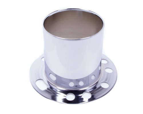 Wheel Center Cap - Derby - 4.250 in OD - 4.20 in Tall - Open End - Steel - Chrome - Universal - Each