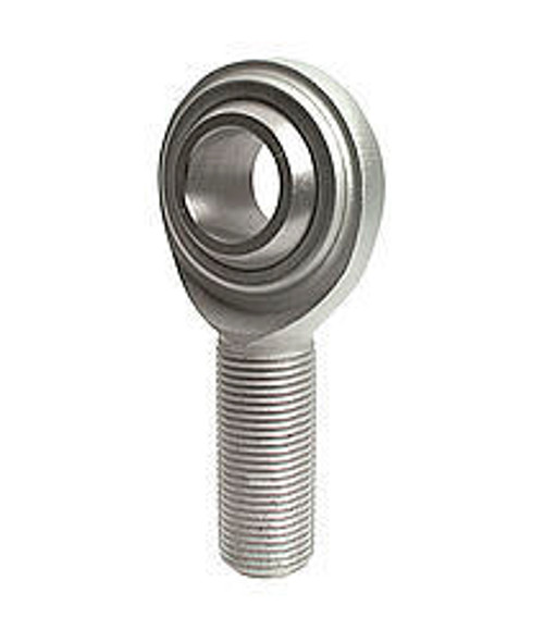 Rod End - CM Economy Series - Spherical - 7/16 in Bore - 7/16-20 in Right Hand Male Thread - Steel - Zinc Oxide - Each