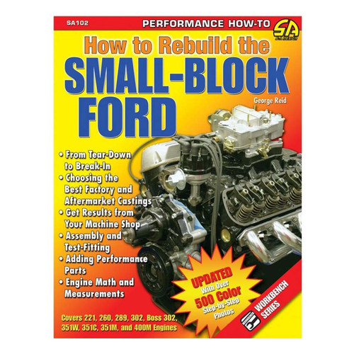 Book - How To Rebuild the Small-Block Ford - 144 Pages - Paperback - Each
