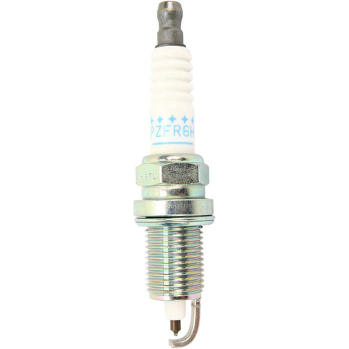 Spark Plug - NGK Laser Platinum - 14 mm Thread - 0.749 in Reach - Gasket Seat - Stock Number 7696 - Resistor - Each
