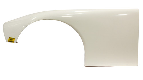 Fender - Driver Side - ABC - 8 in Wide Tires - Composite - White - Each