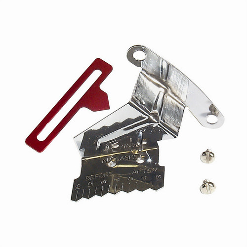 Timing Pointer - Adjustable - Steel - Chrome - 8 in OD Balancer - Big Block Chevy - Each Timing Pointer - Adjustable - Steel - Chrome - 8 in OD Balancer - Big Block Chevy - Each