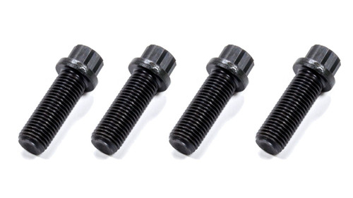 U-Joint Strap Bolt - 3/8-16 in Thread - 1.250 in Long - 5/16 in 12 Point Head - Chromoly - Black Oxide - Universal - Set of 4 U-Joint Strap Bolt - 3/8-16 in Thread - 1.250 in Long - 5/16 in 12 Point Head - Chromoly - Black Oxide - Universal - Set of 4