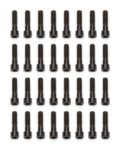 Bolt - 5/16-18 in Thread - 1.25 in Long - Torx Head - Nuts Included - Chromoly - Black Oxide - Set of 32