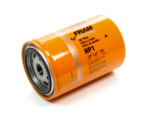 Oil Filter - HP - Canister - Screw-On - 5.750 in Tall - 3/4-16 in Thread - Steel - Orange Paint - Various Applications - Each
