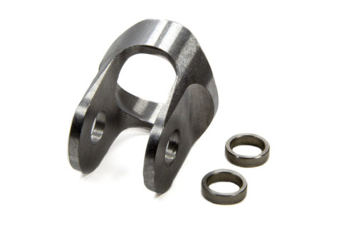 Chassis Tab - Clevis - Contoured - Perpendicular - Weld-On - 3/8 in Bore - 3/4 in Slot - Chromoly - Natural - 1-5/8 in Tubing - Each