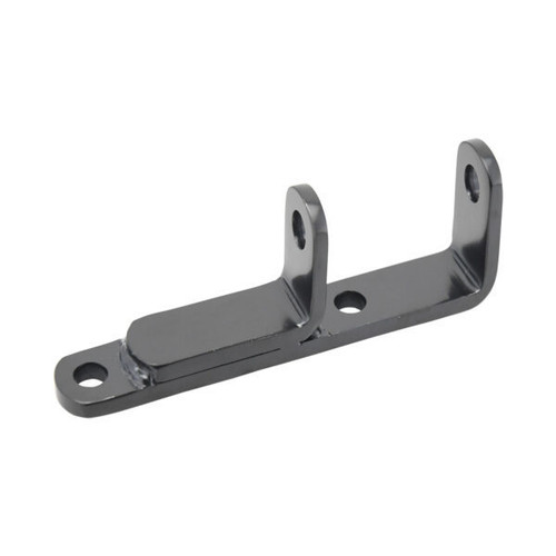 Alternator Bracket - Driver Side - Upper - Header Mount - Steel - Black Paint - Short Water Pump - GM Alternator - Small Block Chevy - Each