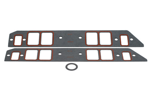 Intake Manifold Gasket - 0.062 in Thick - 1.8 x 2.5 in Rectangular Port - Composite - Big Block Chevy - Kit