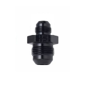 Fitting - Adapter - Straight - 8 AN Male to 4 AN Male - Aluminum - Black Anodized - Each