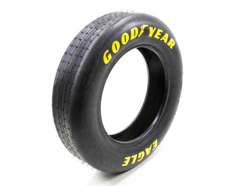Tire - Drag Front - Front Runner - 27.0 x 4.5-15 - Bias Ply - Hard Compound - Yellow Letter Sidewall - Each