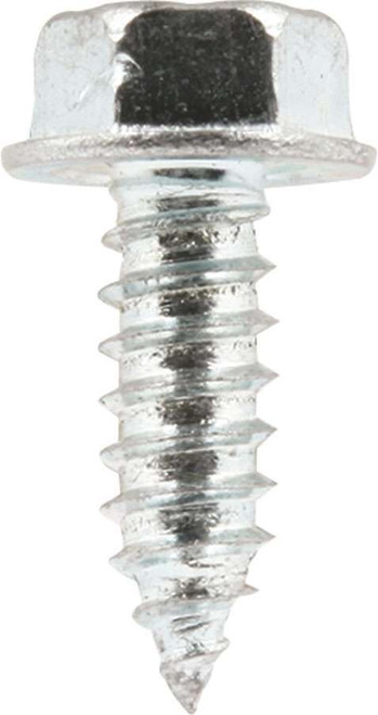 Wheel Rim Screw - 1/4 x 3/4 in Long - 3/8 in Hex Head - Self Tapping - Steel - Zinc Oxide - Set of 35