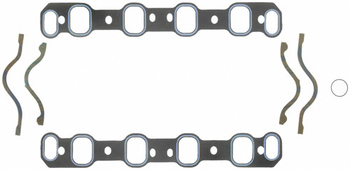 Intake Manifold Gasket - Printoseal - 0.06 in Thick - 1.5 x 2.12 in Rectangular Port - Composite - Ford Cleveland / Modified - Kit