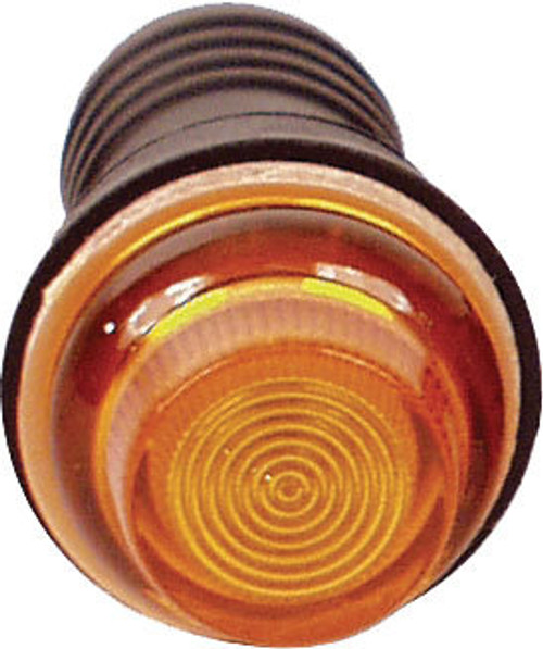 Warning Light - 12V - 3/4 in Diameter - Amber - Longacre Gauge / Switch Panels - Each