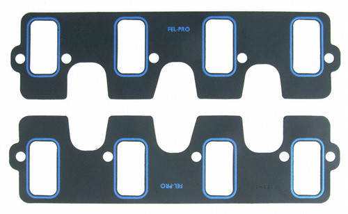 Intake Manifold Gasket - Printoseal - 0.045 in Thick - 1.35 x 2.7 in Rectangular Port - Composite - GM LS-Series - Pair