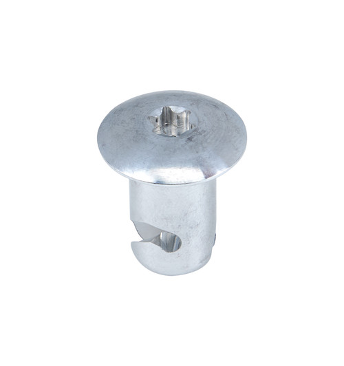 Quick Turn Fastener - Oval Head - Torx - 7/16 x 0.500 in Body - Aluminum - Natural - Set of 10