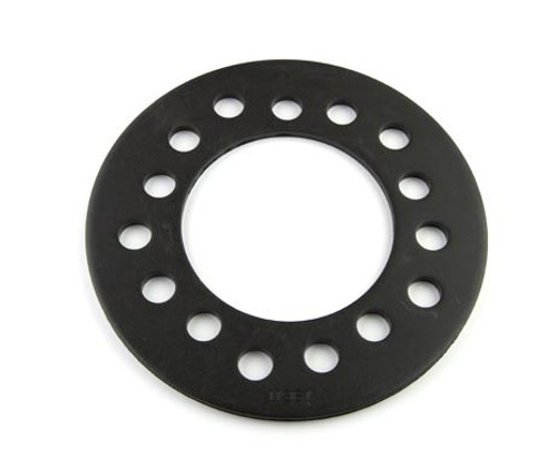 Wheel Spacer - 5 x 4.50 / 4.75 / 5.00 in Wheel Bolt Pattern - 6 in Diameter - 5 mm Thick - Steel - Black Oxide - Each