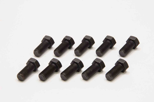 Ring Gear Bolt Kit - 7/16-20 in Thread - 1 in Long - Hex Head - Steel - Black Oxide - Ford 8 / 9 in - Set of 10