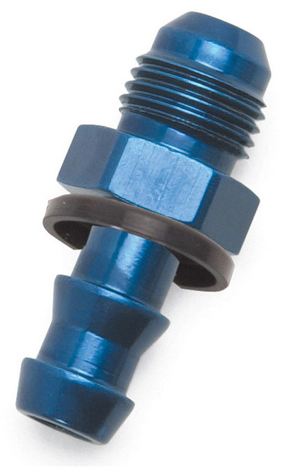 Fitting - Hose End - Twist-Lok - Straight - 5/8 in Hose Barb to 10 AN Male - Aluminum - Blue Anodized - Each