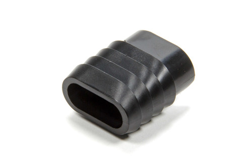 Helmet Air Hose Adapter - Oval - Air Hose to Helmet Air Piece - Plastic - Black - Impact Helmets - Each