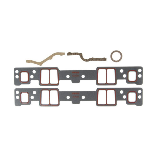 Intake Manifold Gasket - 0.06 in Thick - 2.1 in Tapered Port - Composite - Small Block Chevy - Kit