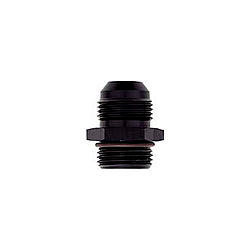 Fitting - Adapter - Straight - 10 AN Male to 12 AN Male O-Ring - Aluminum - Black Anodized - Each