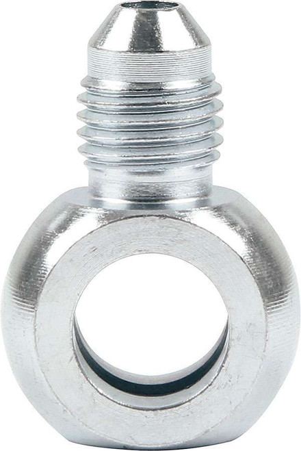 Fitting - Adapter Banjo - Straight - 4 AN Male to 7/16 in Banjo - Steel - Zinc Oxide - Pair