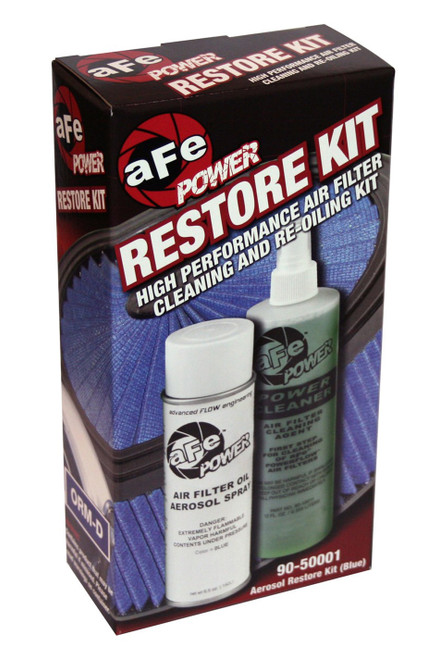 Air Filter Service Kit - 12 oz Pump Bottle Cleaner - 5.5 oz Aerosol Oil - Fiber Filter - Kit