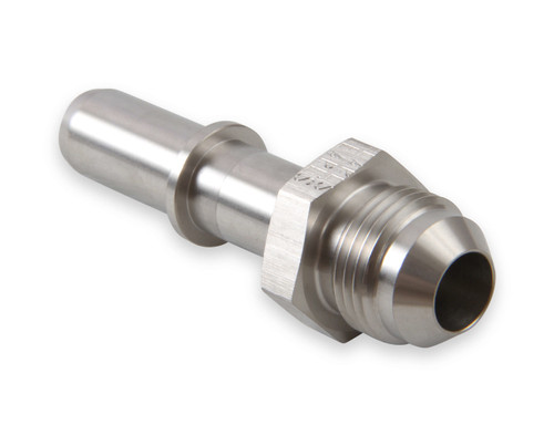 Fitting - Fuel Line Adapter - Straight - 1/2 in EFI Male Quick Disconnect to 8 AN Make - Stainless - Natural - Each