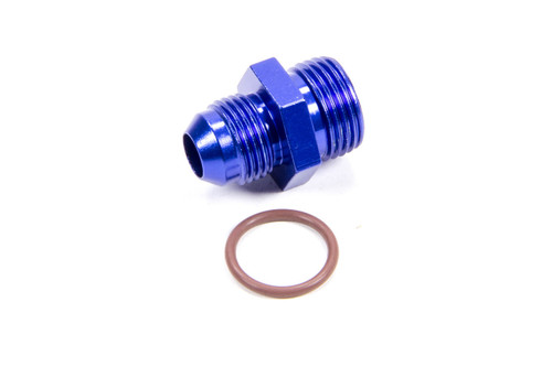 Fitting - Adapter - Straight - 8 AN Male to 10 AN Male O-Ring - Aluminum - Blue Anodized - Each