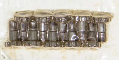 Ring Gear Bolt Kit - 7/16-20 in Thread - 1 in Long - 12 Point Head - Steel - Black Oxide - Ford 8 / 9 in - Set of 10