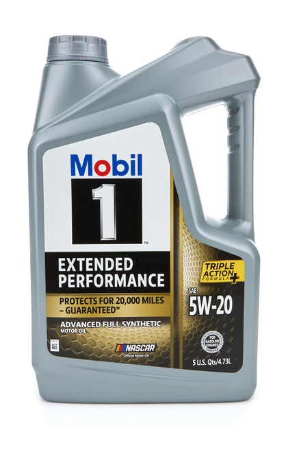 Motor Oil - Extended Performance - 5W20 - Synthetic - 5 qt Jug - Each