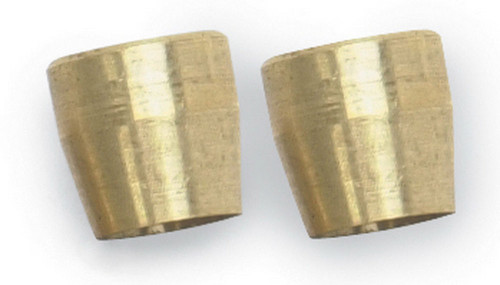 Compression Ferrule - 6 AN - 3/8 in Tube - Brass - Natural - Pair Compression Ferrule - 6 AN - 3/8 in Tube - Brass - Natural - Pair