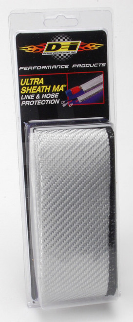 Hose and Wire Sleeve - Ultra 47 - 3/4 in ID - 3 ft - Aluminum / Fiberglass - Silver - Each