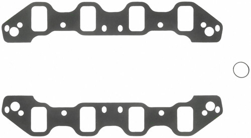 Intake Manifold Gasket - 0.06 in Thick - 1.35-1.83 x 2.22 in Port - Cut to Fit - Composite - Small Block Ford - Kit