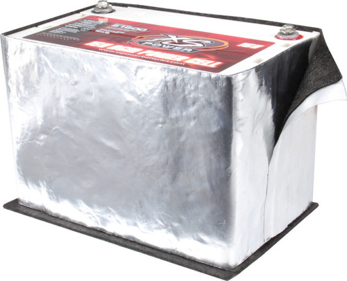 Battery Insulation Kit - Cell Saver - 40 x 7 in Roll - Self Adhesive Backing - Aluminized Insulated Mat - Silver - Each