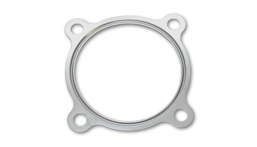 Turbo Flange Gasket - Discharge - 4-Bolt - Stainless - 3 in - Garrett GT Series - Each