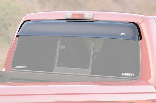 Rear Window Visor - Shadeblade - Stick-On - Rear - Plastic - Smoke - Ford Midsize SUV 2001-05 - Kit