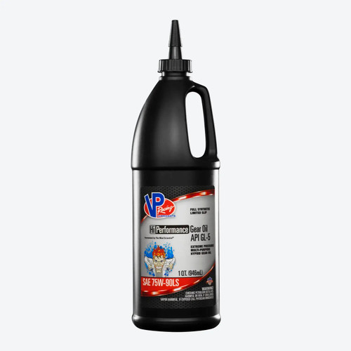 Gear Oil - HiPerformance - 75W90LS - Limited Slip Additive - Synthetic - 1 qt Bottle - Each Gear Oil - HiPerformance - 75W90LS - Limited Slip Additive - Synthetic - 1 qt Bottle - Each