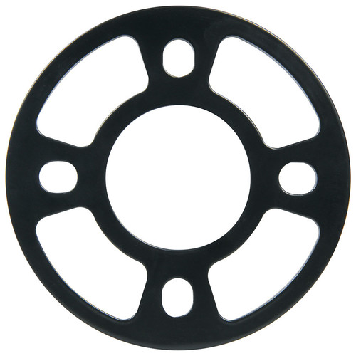 Wheel Spacer - 4.25 / 4.50 in Bolt Pattern - 1/4 in Thick - Steel - Black Paint - Each