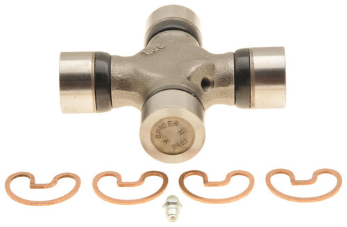 Universal Joint - 1410 Series - 1.188 in Bearing Caps - Clips Included - Greasable - Steel - Natural - Each