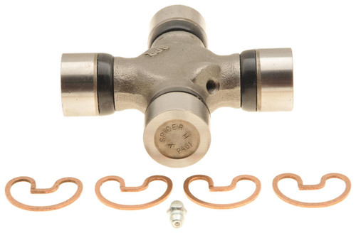 Universal Joint - 1410 Series - 1.188 in Bearing Caps - Clips Included - Greasable - Steel - Natural - Each Universal Joint - 1410 Series - 1.188 in Bearing Caps - Clips Included - Greasable - Steel - Natural - Each