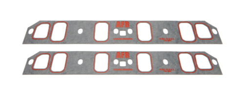 Intake Manifold Gasket - 0.06 in Thick - 1.29 x 2.12 in Rectangle Ports - Composite - Small Block Ford - Pair